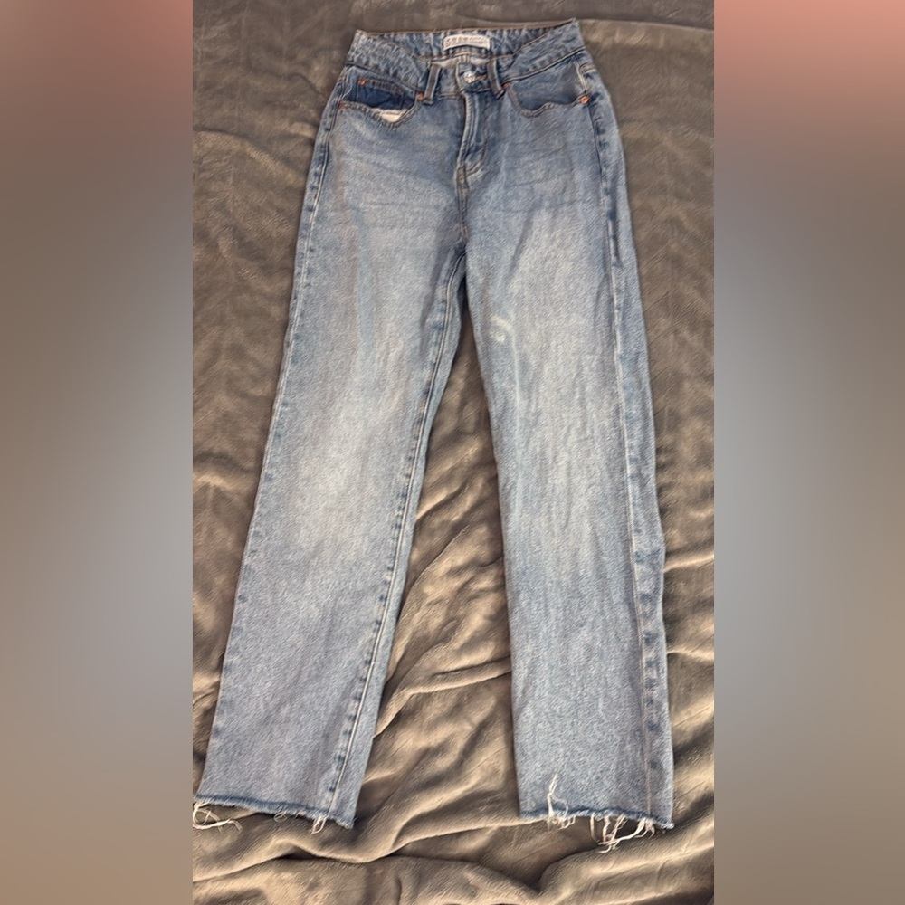 Primark Denim Blue Straight Leg Jeans
